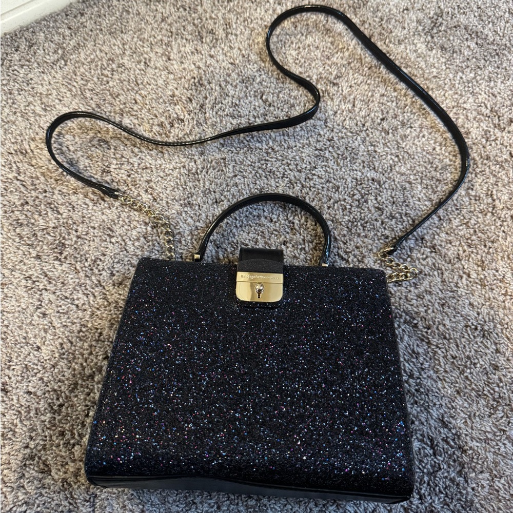 Kate Spade Purple Glitter Sparkle Purse